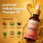 ALOPCURE™ Advanced Scalp Therapy Oil regrowth, for Bald Spots, Thinning Edges, Alopecia/Hair Loss