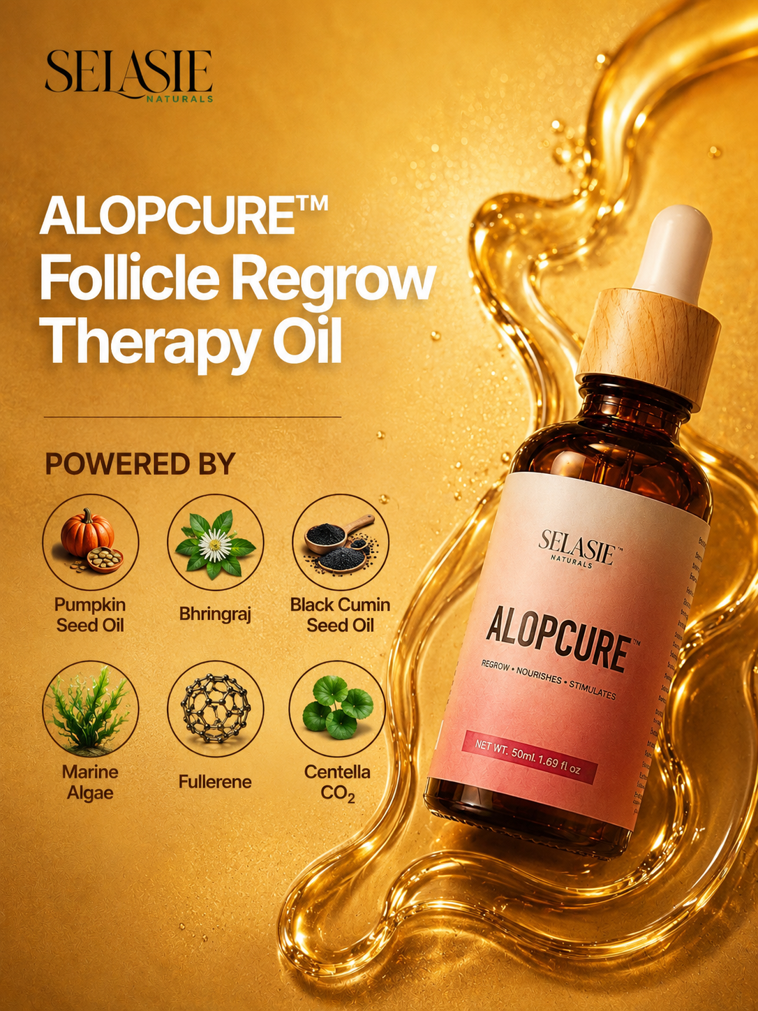 234eea6c-f365-4a68-afcc-6930f9d03a2f ALOPCURE™ Advanced Scalp Therapy Oil regrowth, for Bald Spots, Thinning Edges, Alopecia/Hair Loss - Image 1