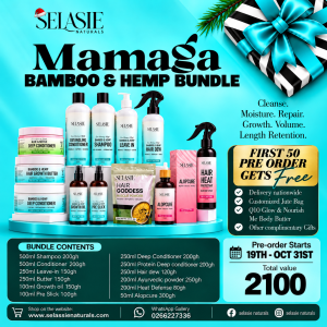 MAMAGA BAMBOO & HEMP BUNDLE FOR LOW POROSITY HAIR CARE